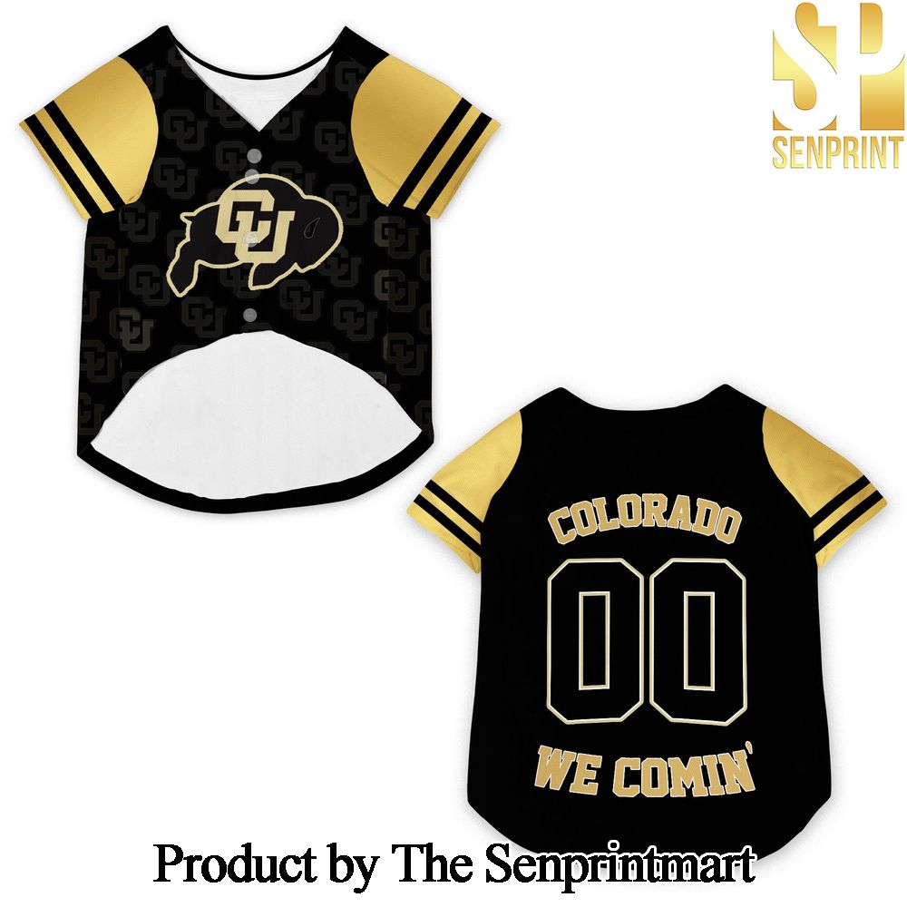 Colorado Buffaloes For Sport Fan All Over Print Pet Jersey SEN1112