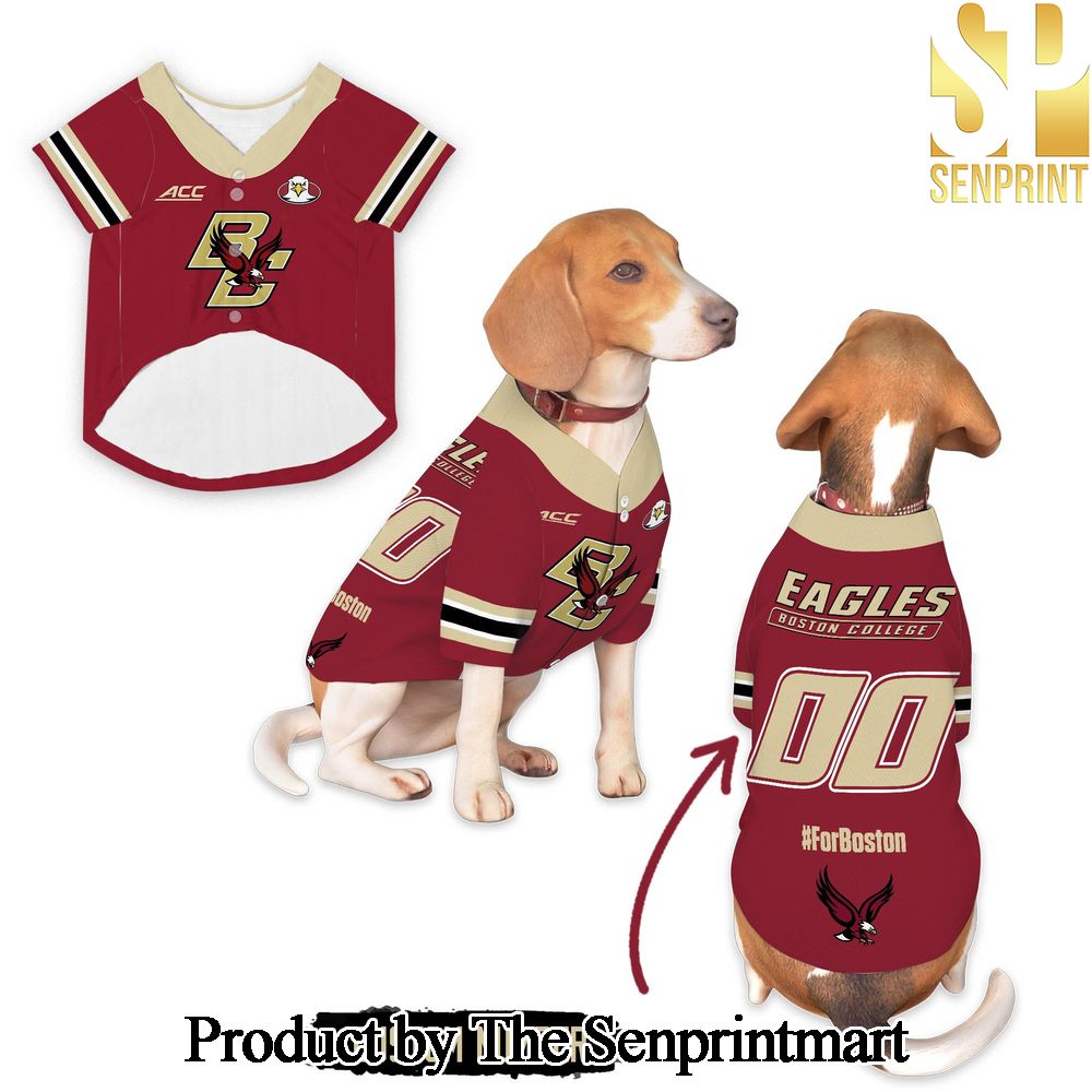 Boston College Eagles All Over Printed Pet Shirt SEN1327