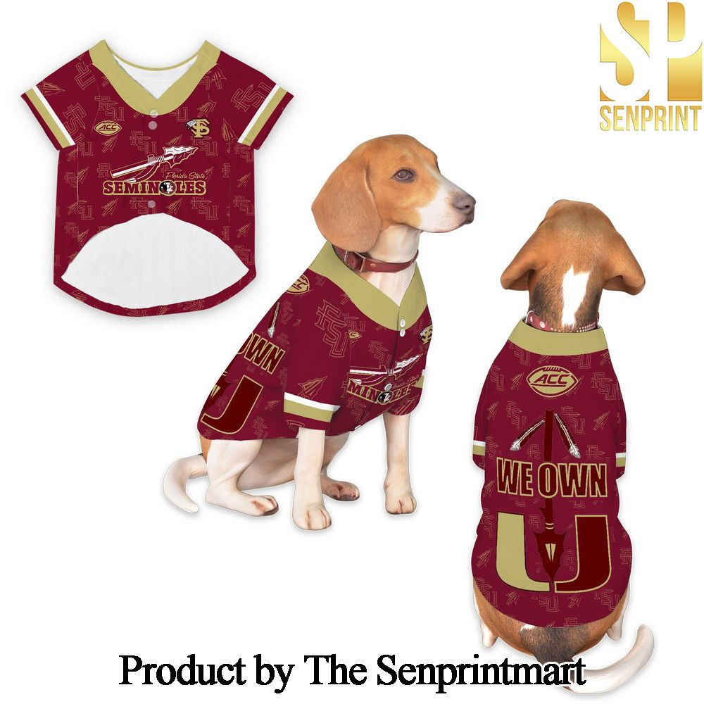 Florida State Seminoles 3D Pet Shirt SEN1325