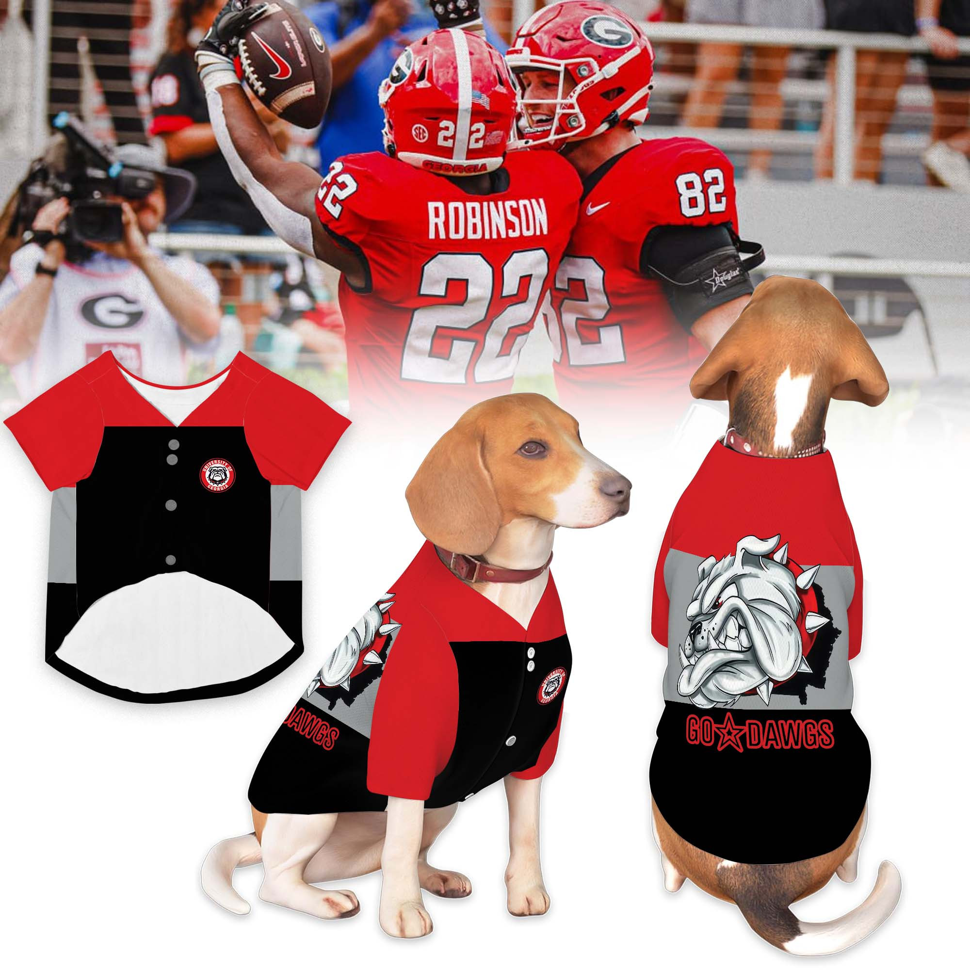 Georgia Bulldogs Hypebeast Fashion Pet Shirt SEN1311