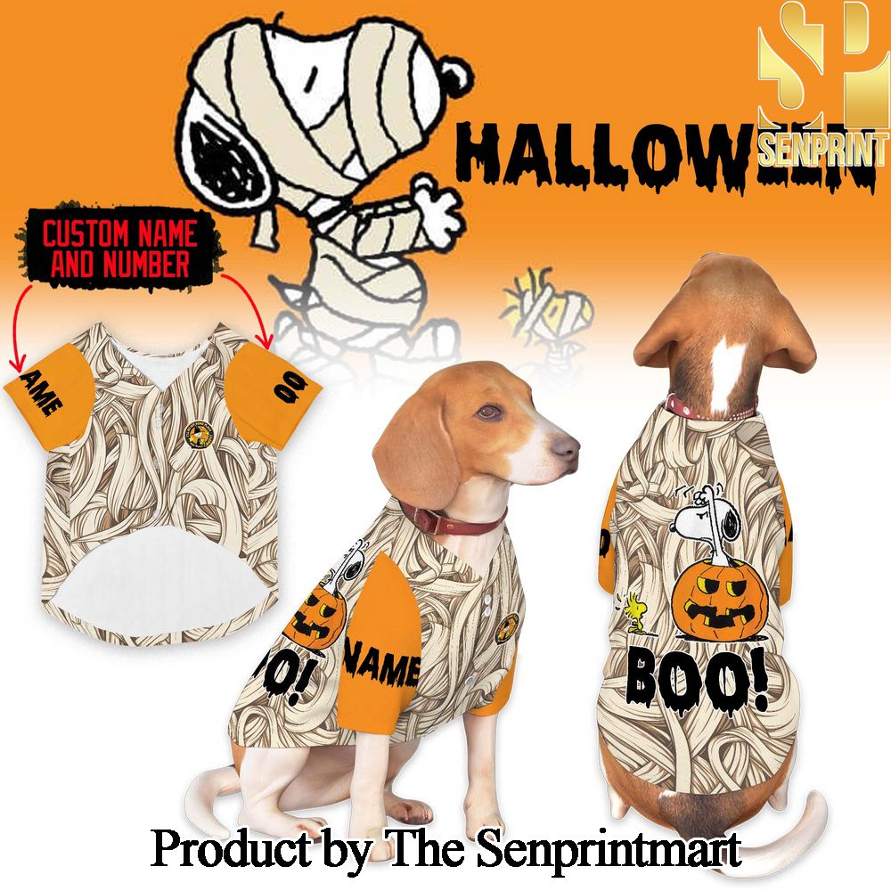 Halloween Gift Peanuts Snoopy Cool Style Pet Shirt SEN1329