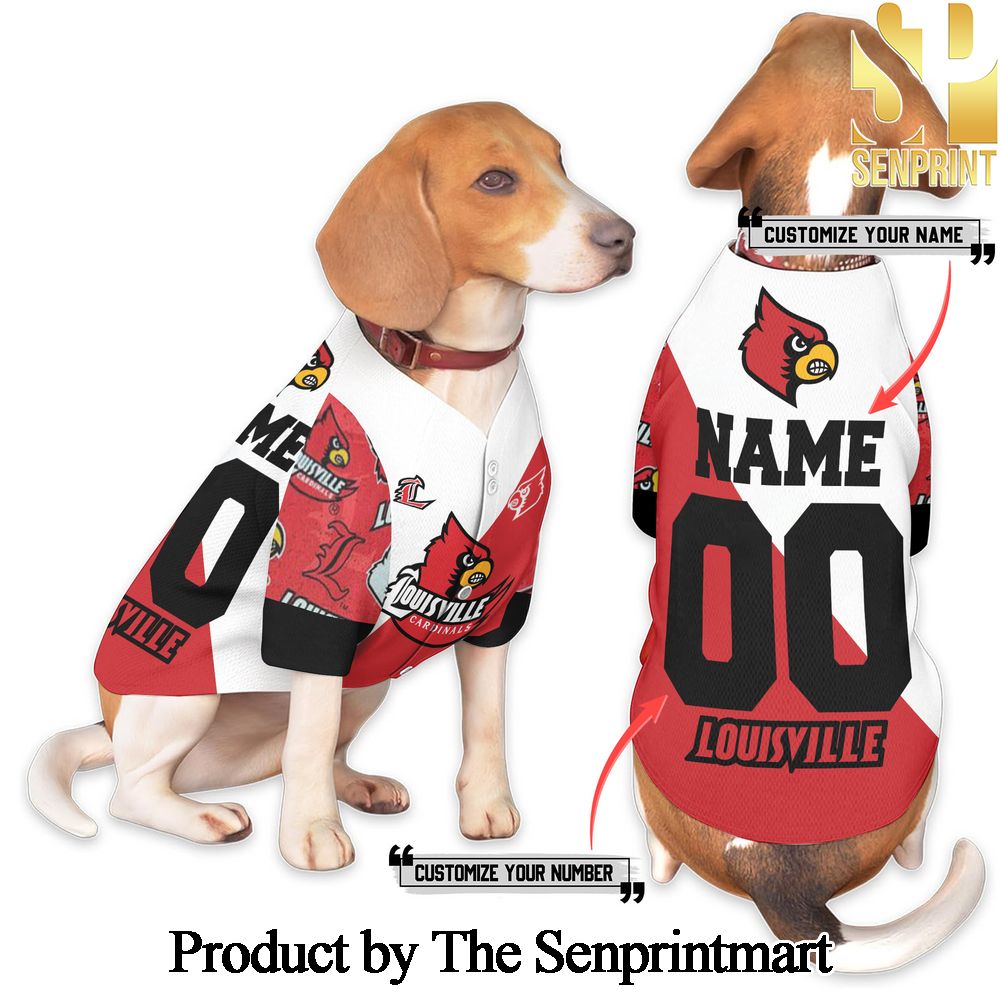 Louisville Cardinals Street Style Pet Shirt SEN1321