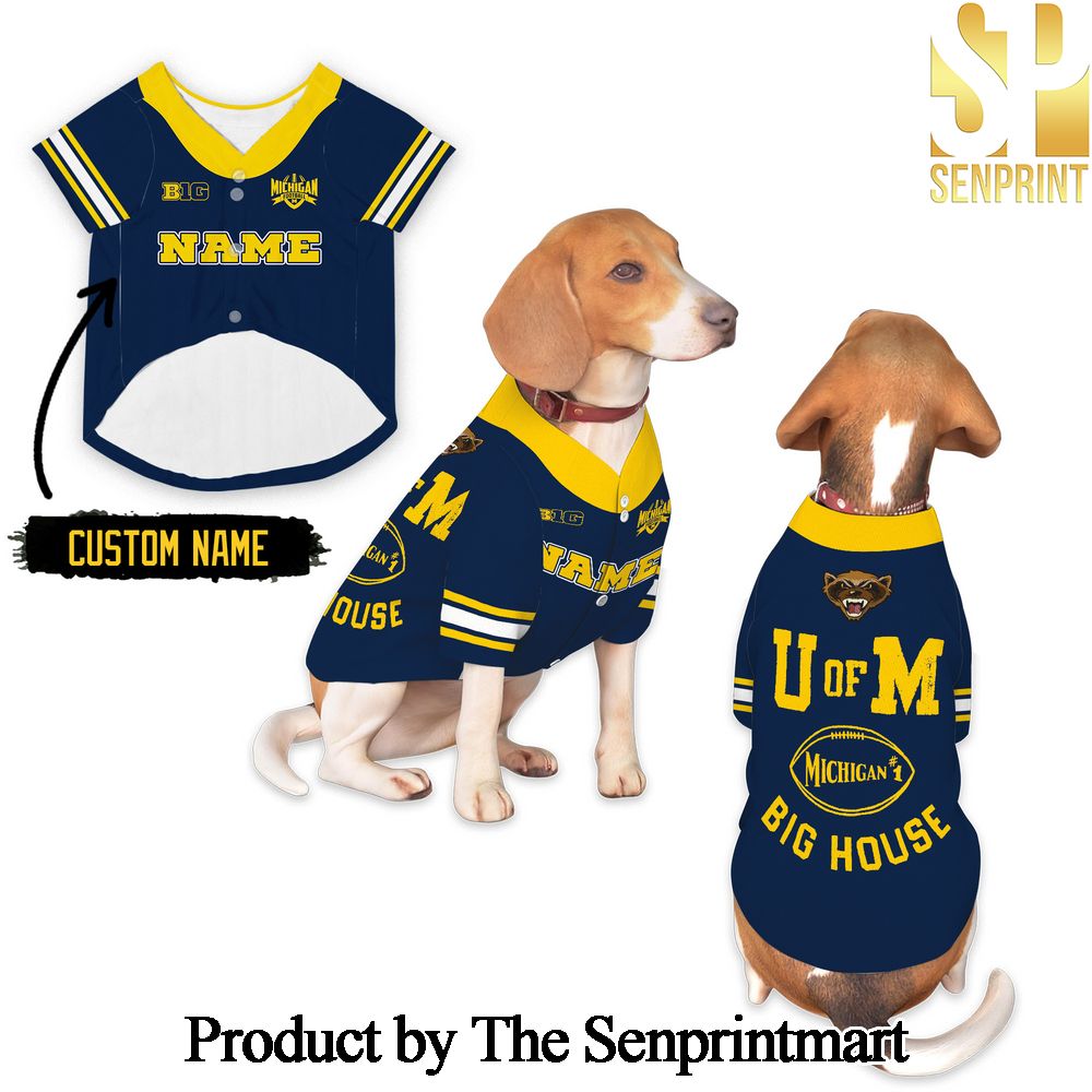 Michigan Wolverines New Type Pet Shirt SEN1328