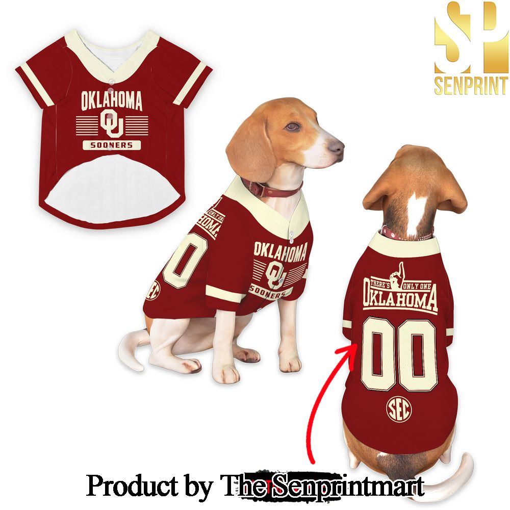 Oklahoma Sooners New Version Pet Shirt SEN1338