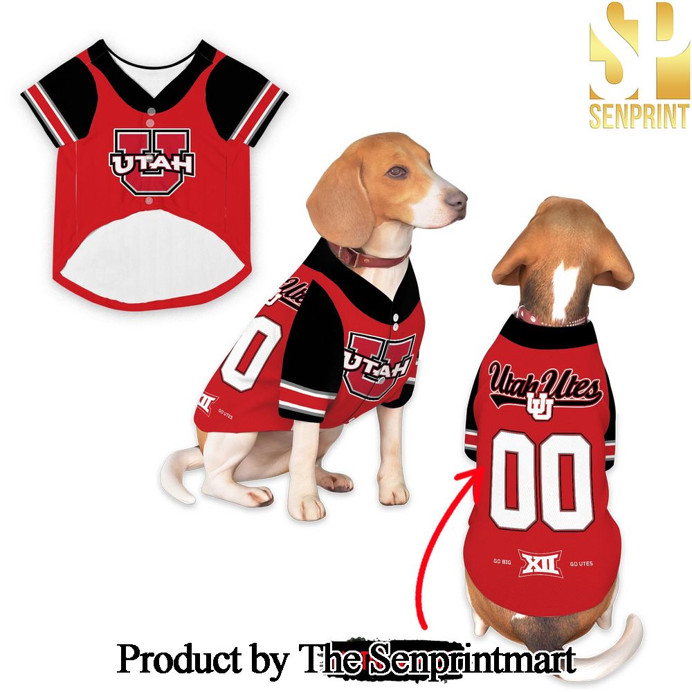 Utah Utes Pattern Pet Shirt SEN1335