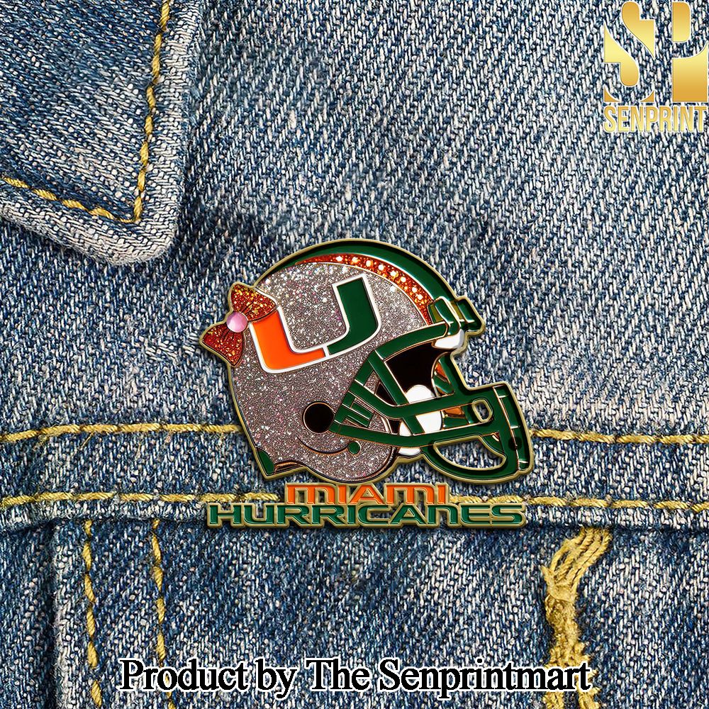 Miami Hurricanes For Fans Full Printing Enamel Pins SEN1610