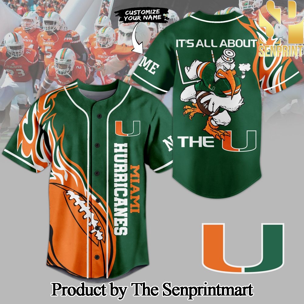 Miami Hurricanes For Fan 3D Jersey SEN1609