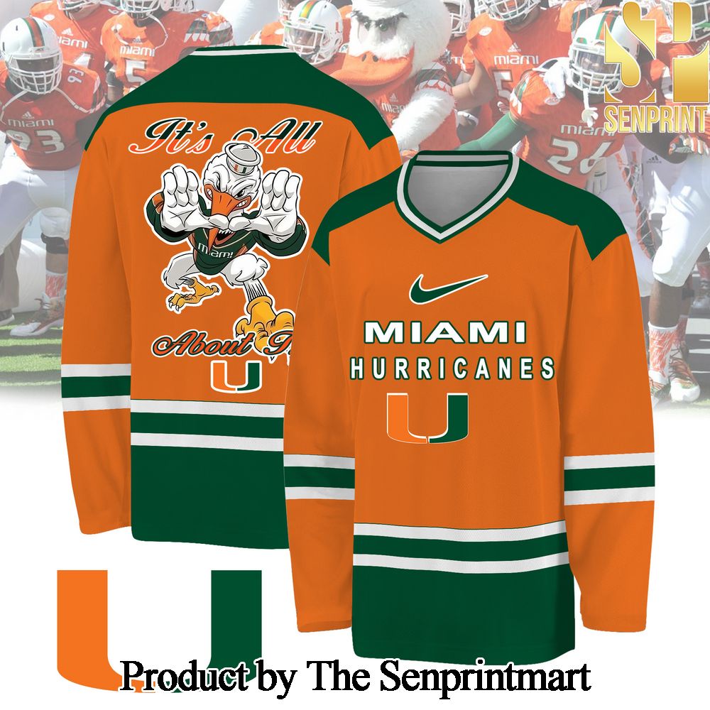 Miami Hurricanes For Fans 3D Jersey SEN1610