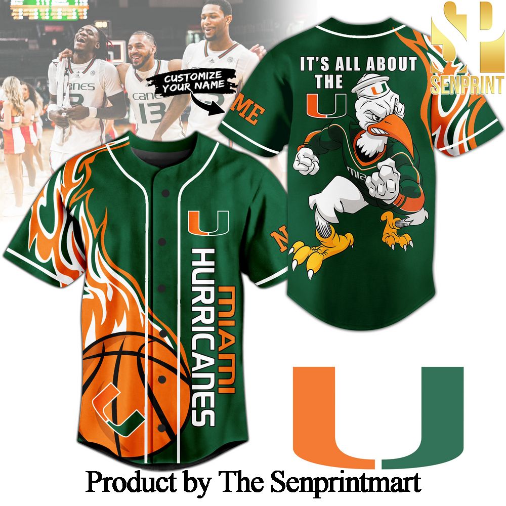 Miami Hurricanes For Sport Fan 3D Jersey SEN1611