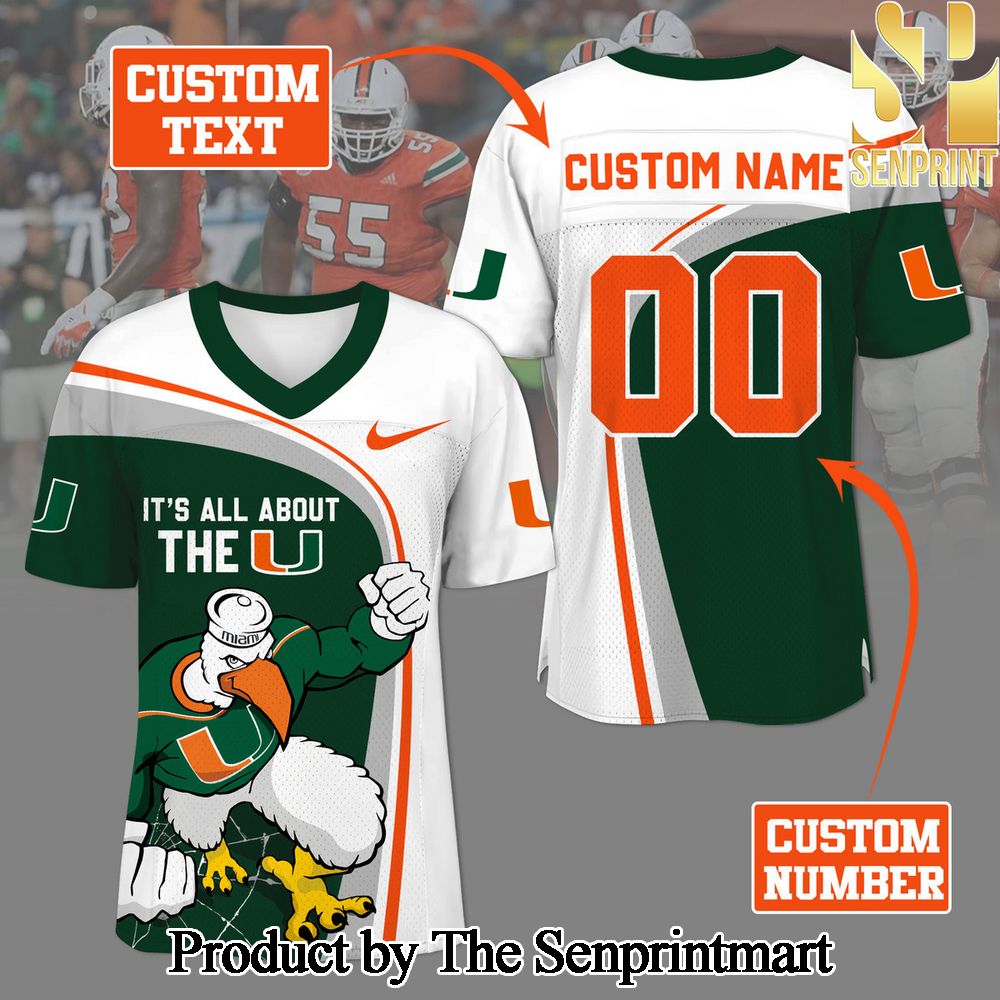 Miami Hurricanes For Sport Fans 3D Jersey SEN1612