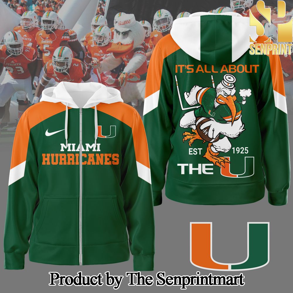 Miami Hurricanes For Sport Fan Full Printed Shirt SEN1611