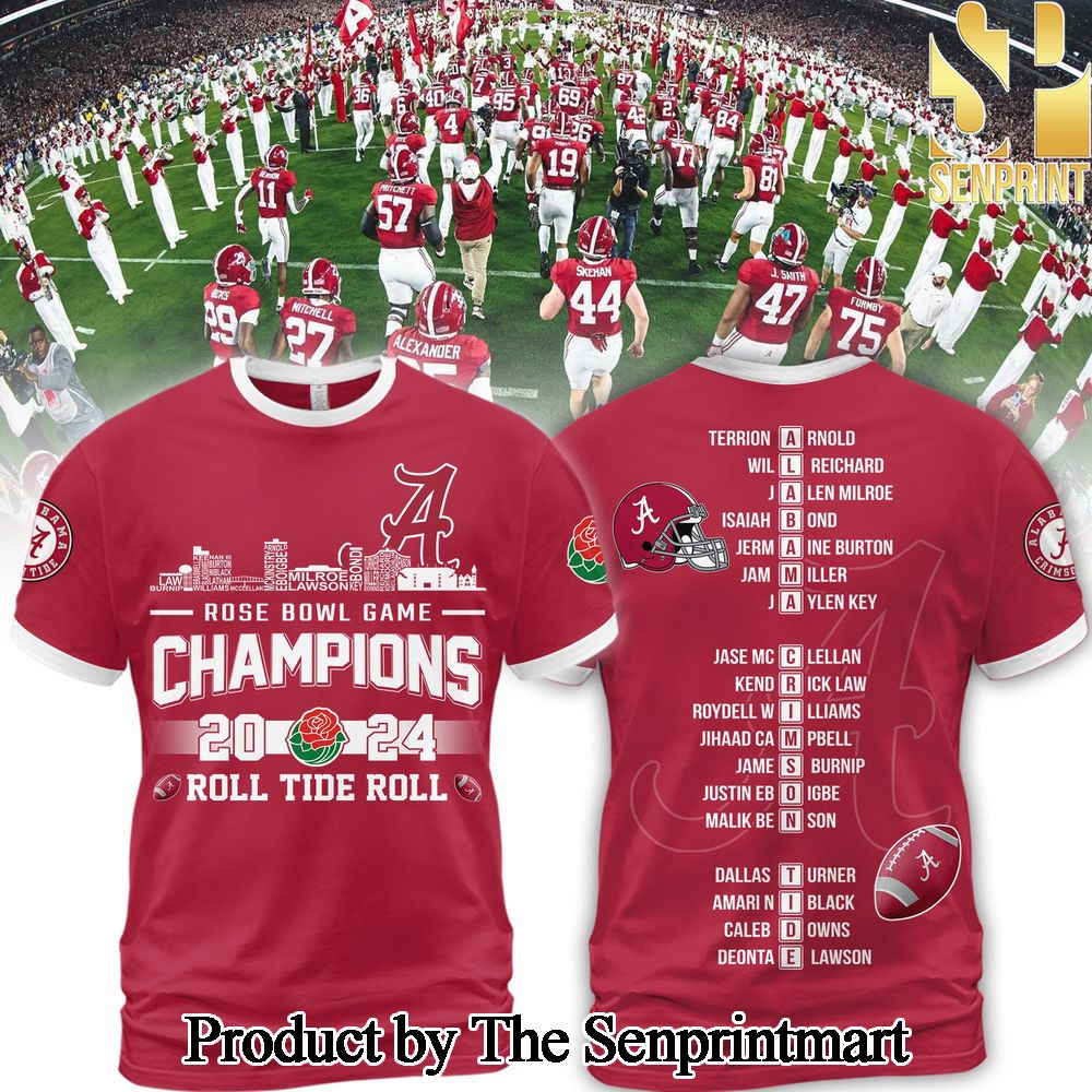 Alabama Crimson Tide For Fans Full Printed Shirt SEN1718