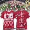 Alabama Crimson Tide For Fans Full Printing Borg Fleece Sweatshirt With Half Zip SEN1714