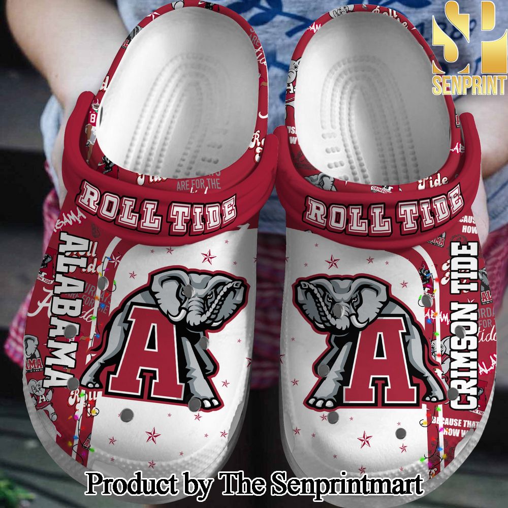 Alabama Crimson Tide New Outfit Crocs SEN1714