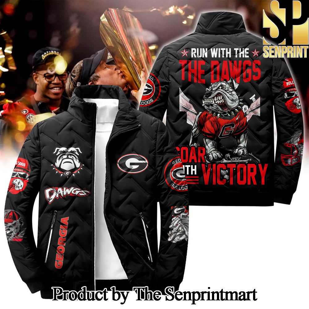 Georgia Bulldogs For Sport Fan Full Printed Puffer Jacket SEN1711