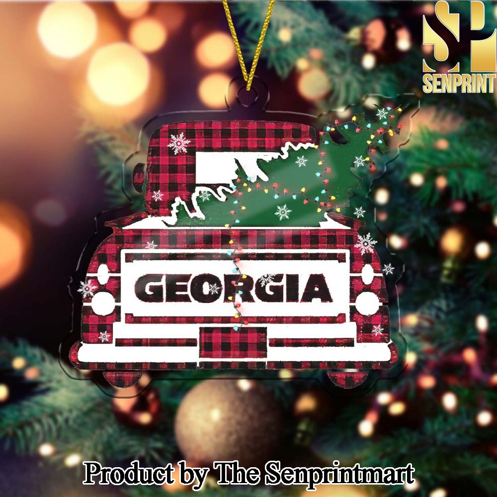 Georgia Bulldogs For Sport Fans All Over Print Ornament SEN1712