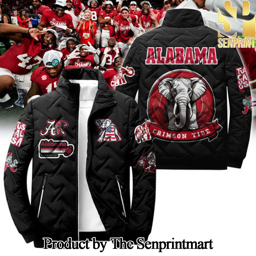 Alabama Crimson Tide For Sport Fans All Over Print Puffer Jacket SEN1846