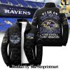 Baltimore Ravens Full Printed Puffer Jacket SEN1830