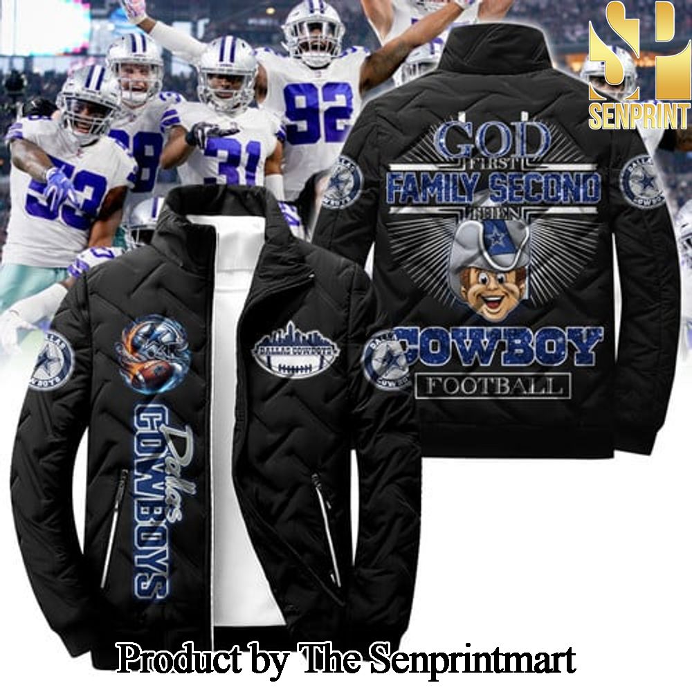 Dallas Cowboys For Sport Fan 3D Puffer Jacket SEN1833