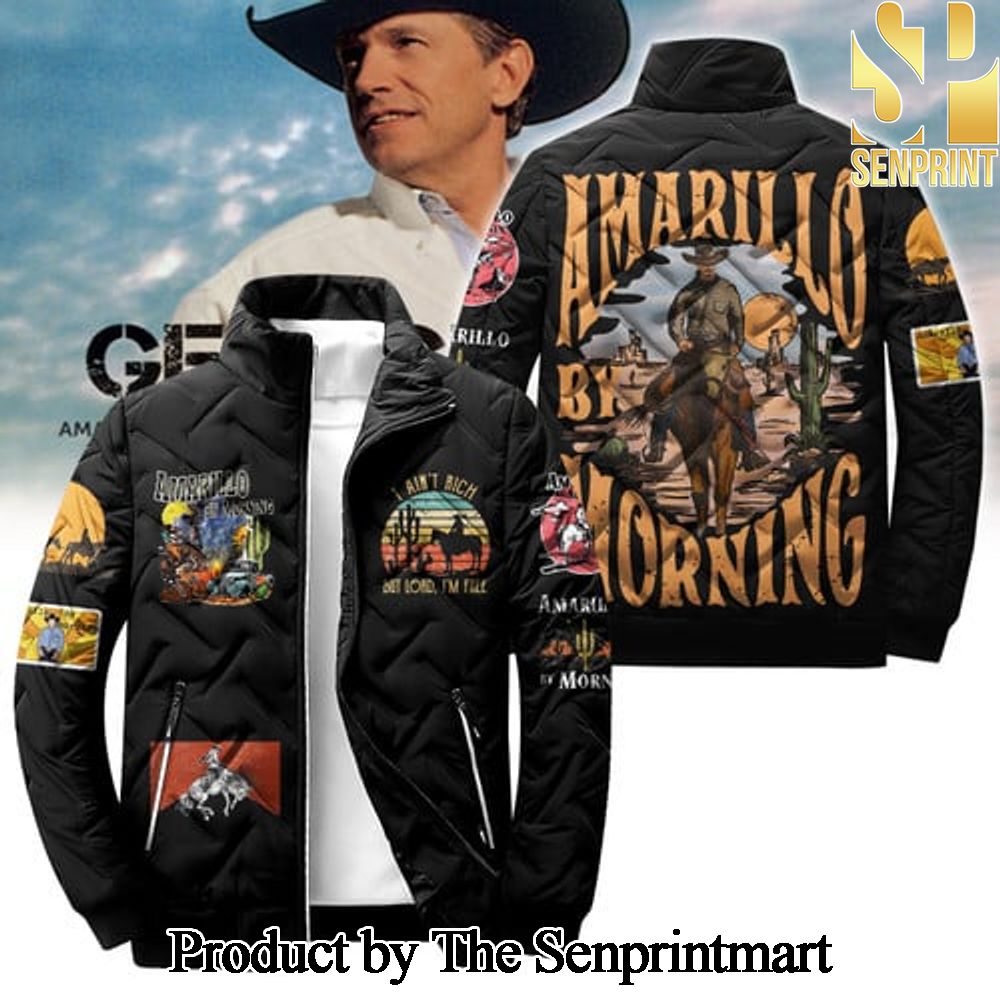 George Strait For Fan 3D Puffer Jacket SEN1809