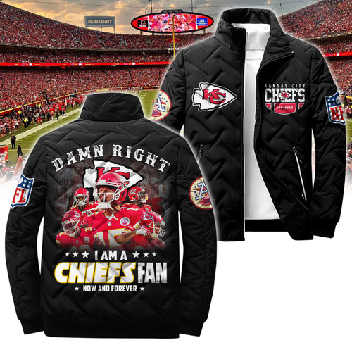 Kansas City Chiefs For Sport Fan Full Printed Puffer Jacket SEN1819