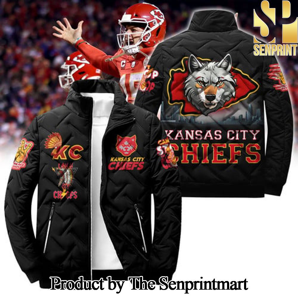 Kansas City Chiefs For Sport Fans 3D Puffer Jacket SEN1812