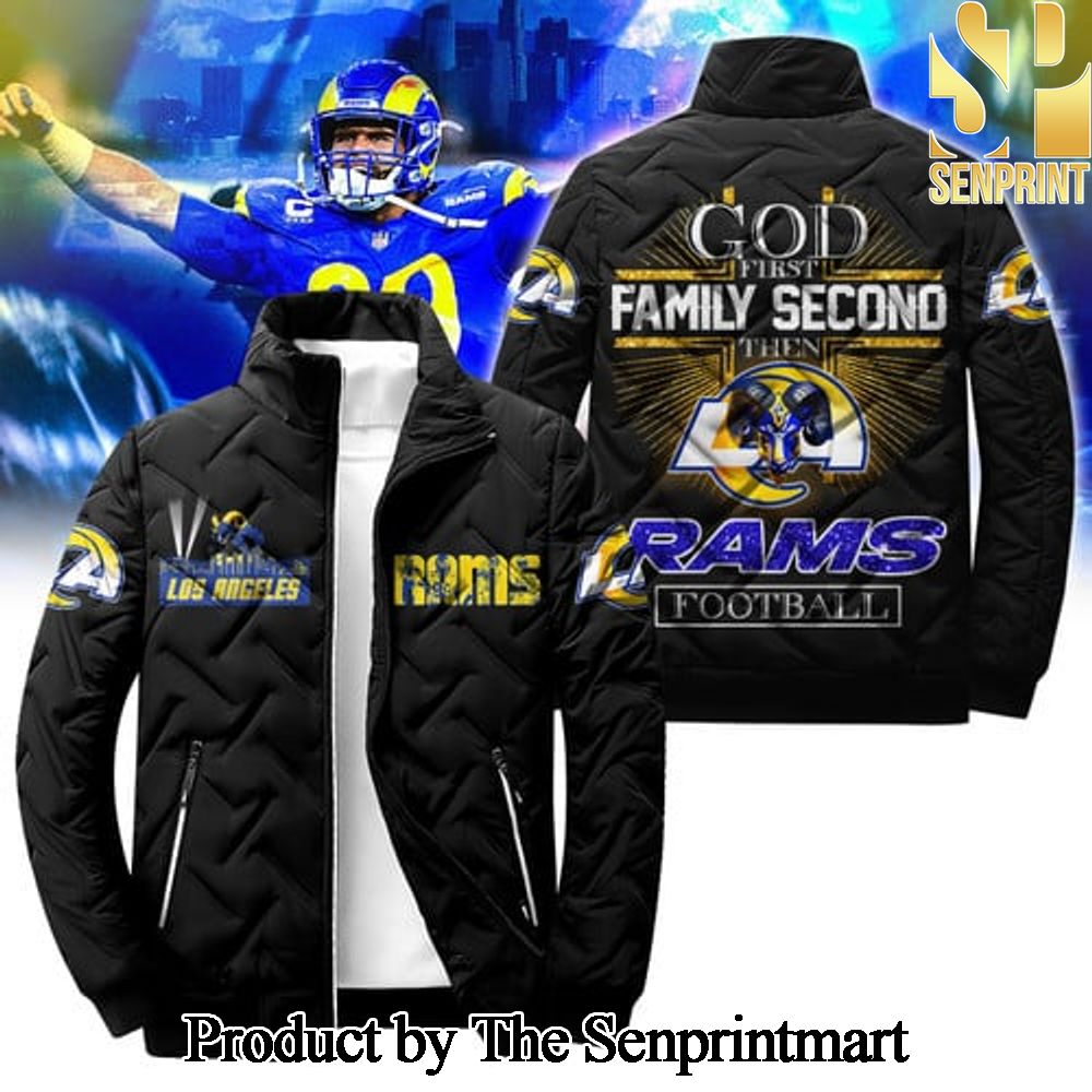 Los Angeles Rams For Fan Full Printing Puffer Jacket SEN1835