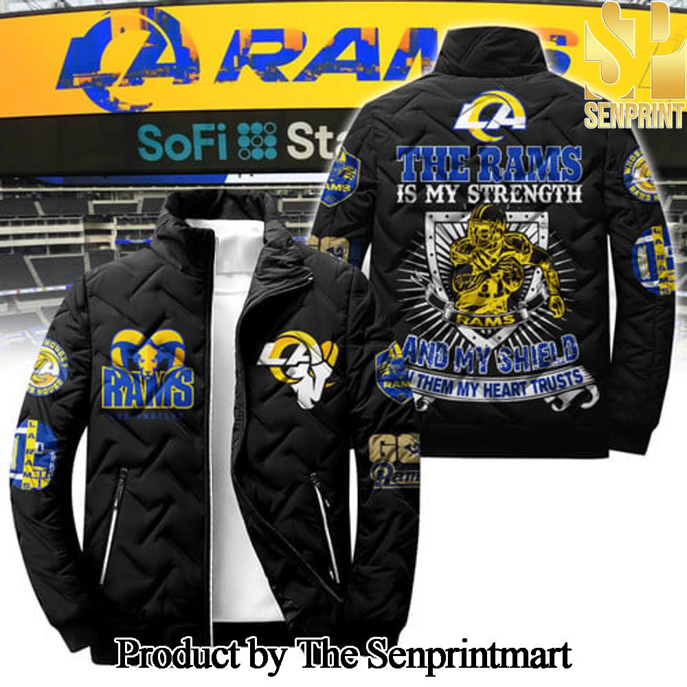 Los Angeles Rams For Fans Full Printed Puffer Jacket SEN1840