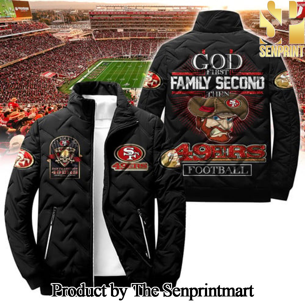 San Francisco 49ers For Sport Fans 3D Puffer Jacket SEN1834