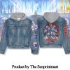 Detroit Lions For Sport Fans All Over Print Hooded Denim Jacket SEN1824