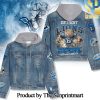 Elvis Presley For Sport Fan Full Printed Hooded Denim Jacket SEN1819