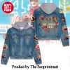 Philadelphia Phillies Hot Version All Over Printed Hooded Denim Jacket SEN1811