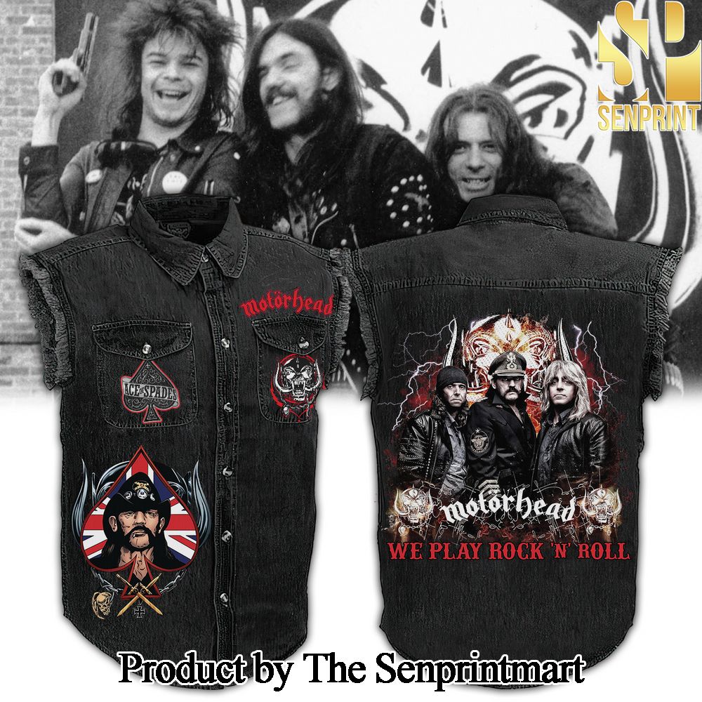 Motorhead Hot Version Sleeveless Cutoff Jacket SEN1746