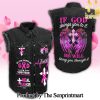 The Breast Cancer Awareness Month New Style Sleeveless Cutoff Jacket SEN1713