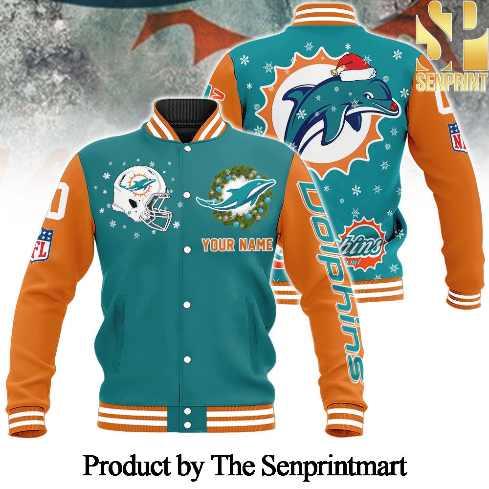 Miami Dolphins New Fashion Full Printed Jacket SEN1736