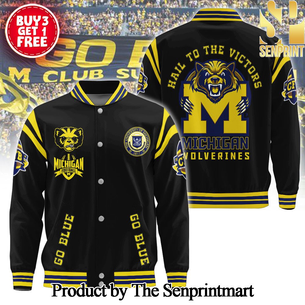 Michigan Wolverines 3D All Over Printed Jacket SEN1752