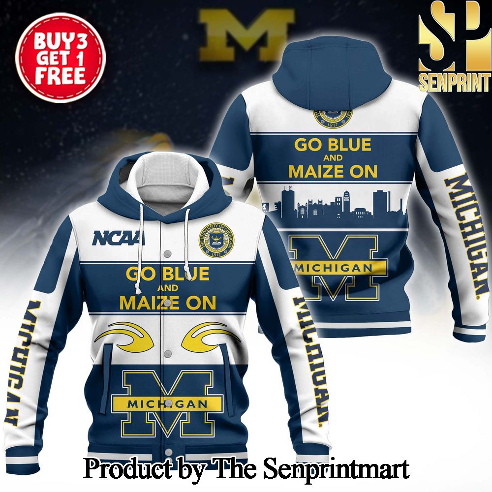 Michigan Wolverines Best Combo Full Printing Jacket SEN1739