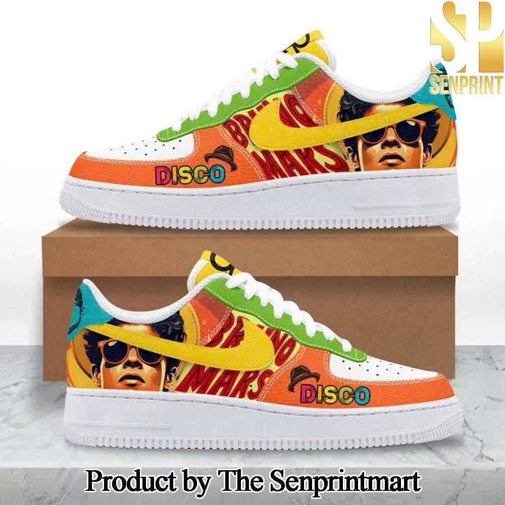 Bruno Mars AF1 Personalized Sneakers Shoes Gifts For Fans SEN2489