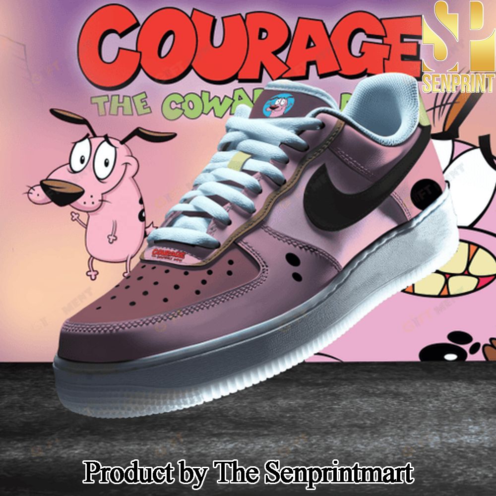 Courage the Cowardly Dog Classic AF1 Sneaker Boots SEN2109