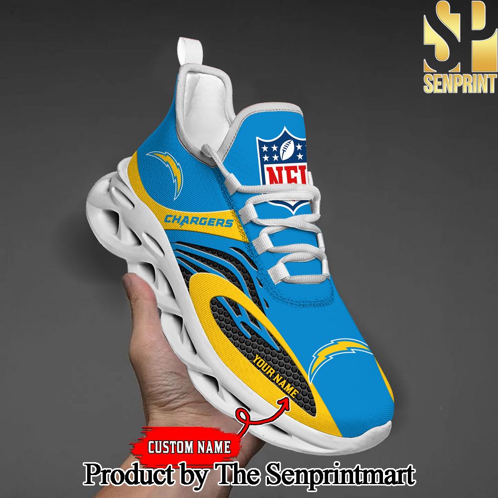 Custom Los Angeles Chargers Max Soul Shoes M1 SEN2601