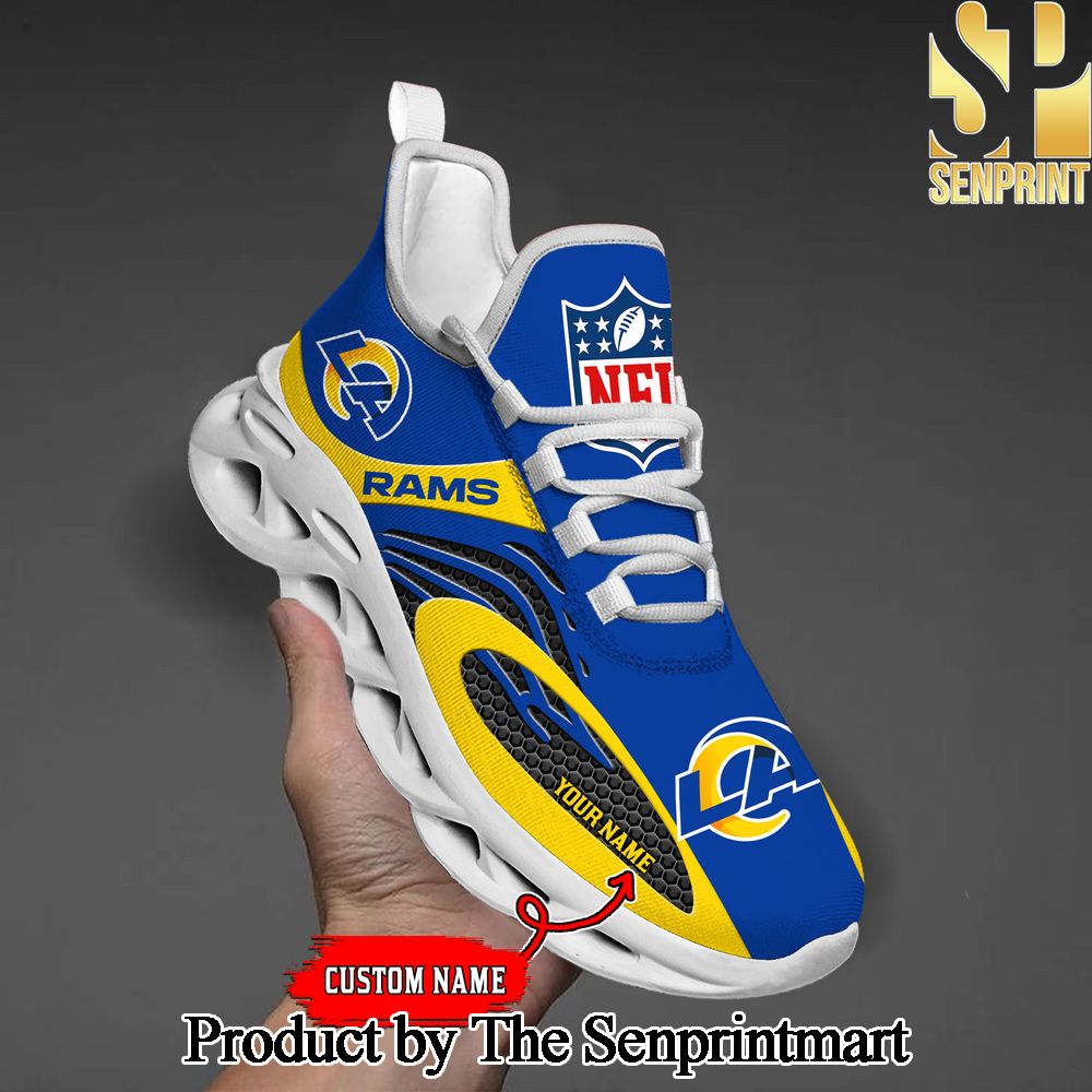 Custom Los Angeles Rams Max Soul Shoes M1 SEN2602