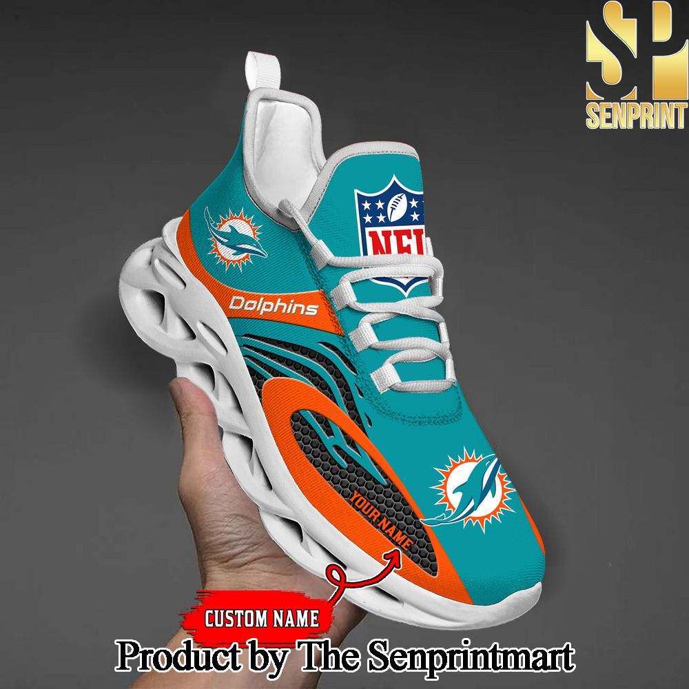 Custom Miami Dolphins Max Soul Shoes M1 SEN2610