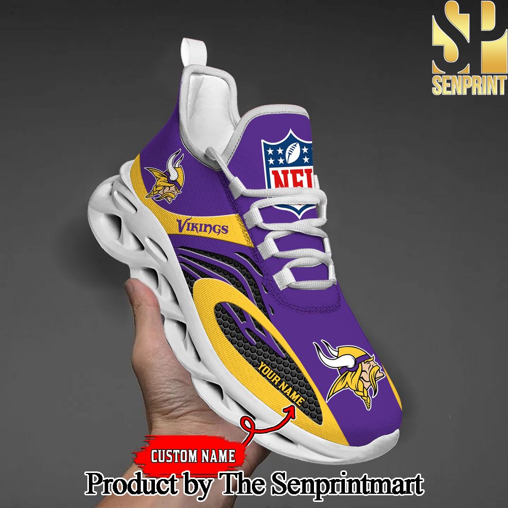 Custom Minnesota Vikings Max Soul Shoes M1 SEN2611