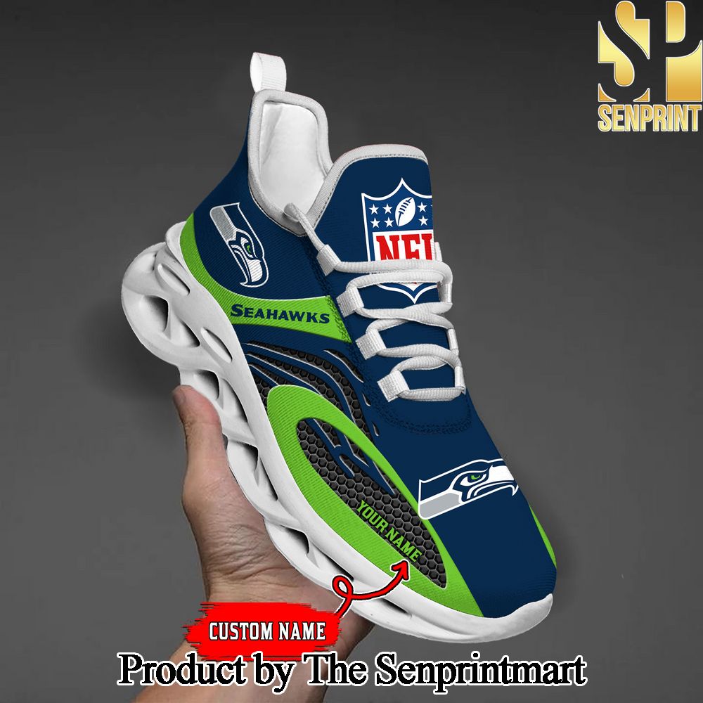 Custom Seattle Seahawks Max Soul Shoes M1 SEN2599