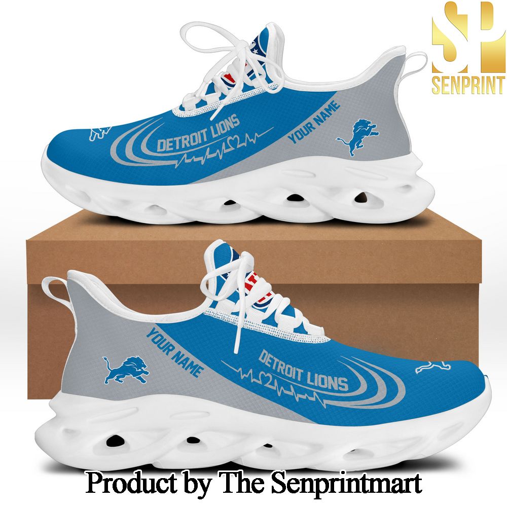 Detroit Lions NFL Personalized Max Soul Sneakers Shoes Gifts For Fans SEN2547