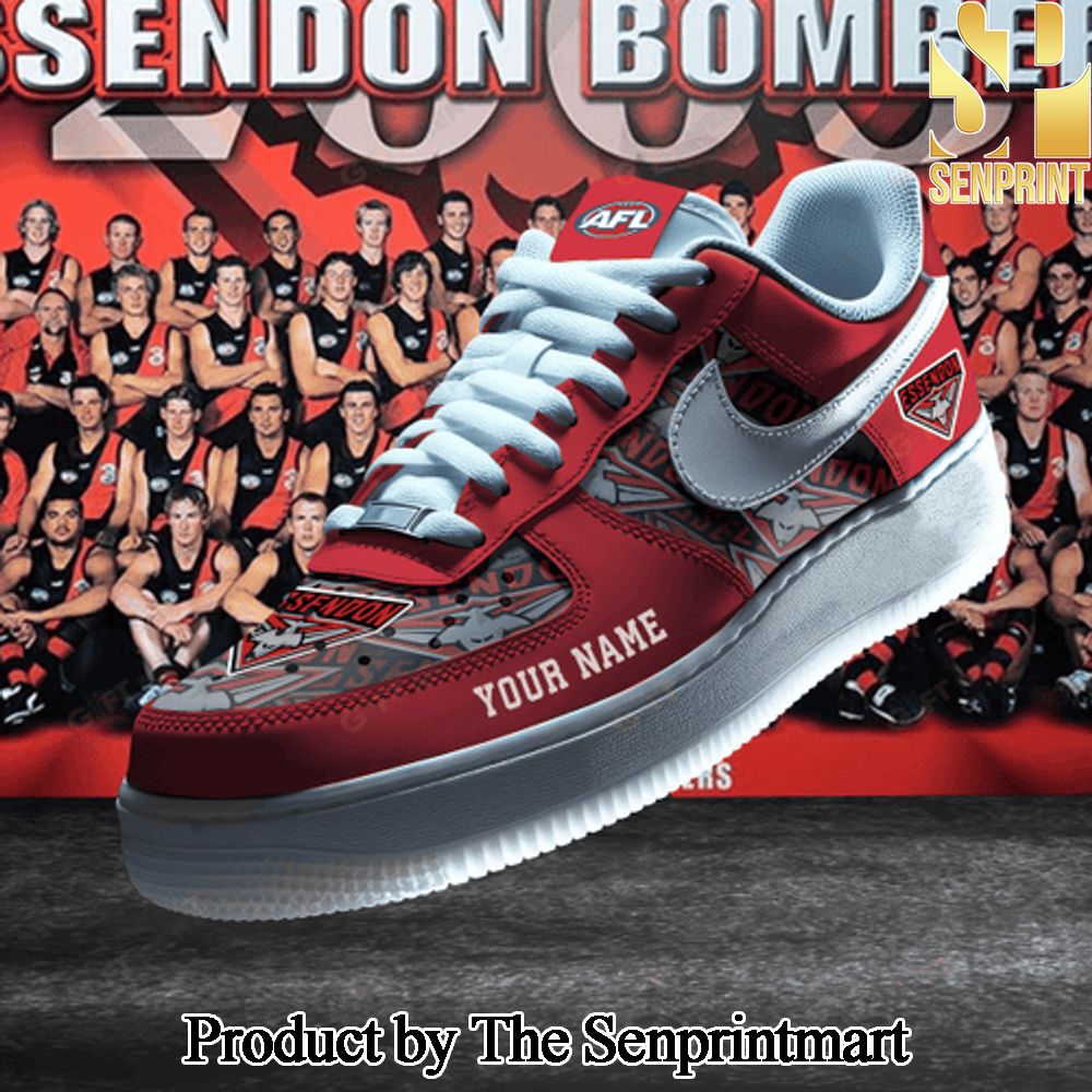 Essendon AFL Unisex Air Force Sneaker SEN2262