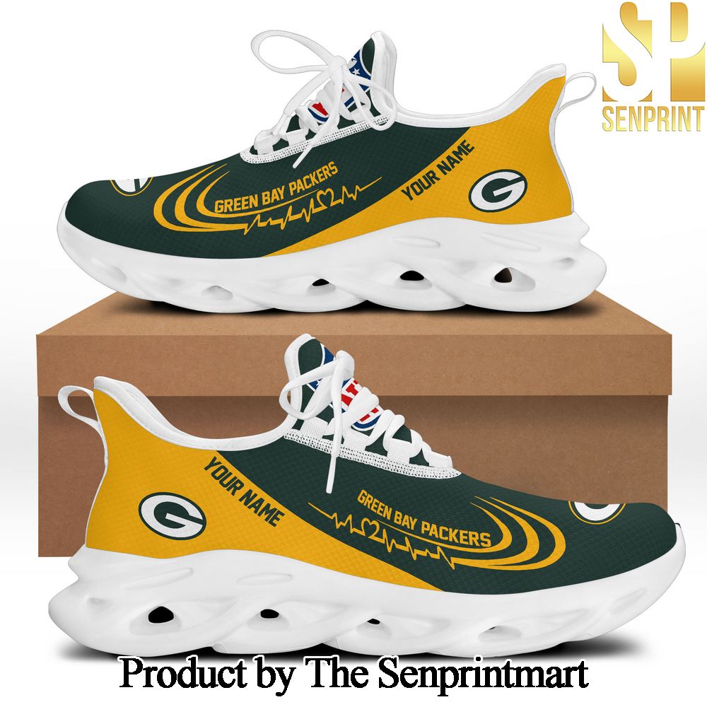 Green Bay Packers NFL Personalized Max Soul Sneakers Shoes Gifts For Fans SEN2558