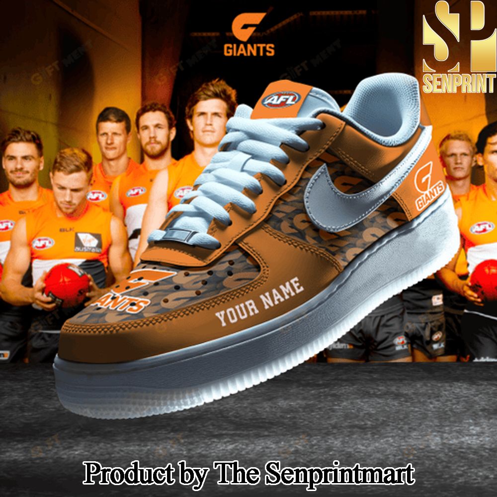 GWS GIANTS AFL Unisex Air Force Sneaker SEN2258