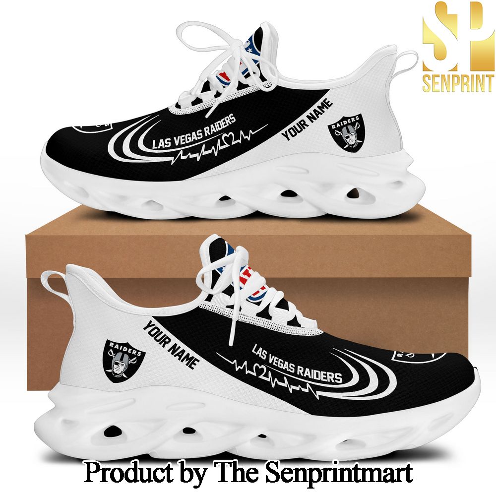 Las Vegas Raiders NFL Personalized Max Soul Sneakers Shoes Gifts For Fans SEN2548