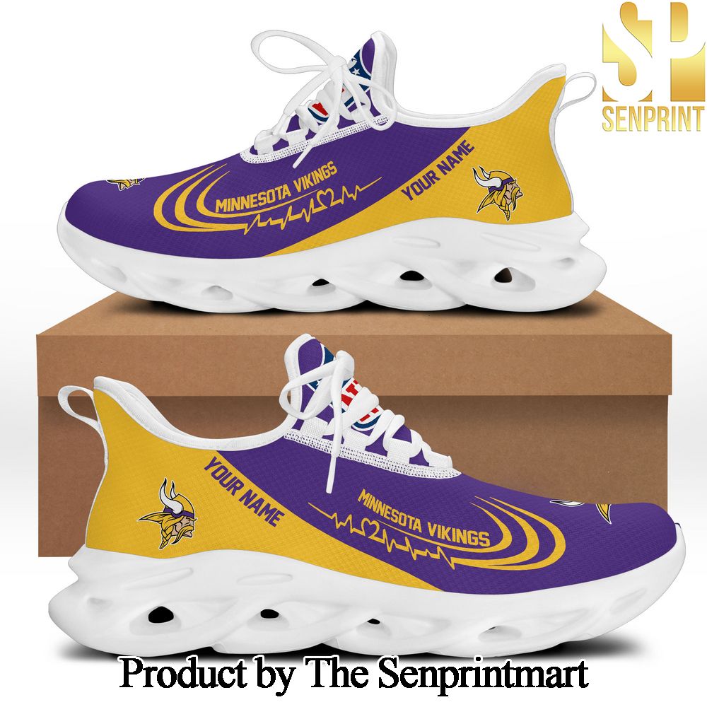 Minnesota Vikings NFL Personalized Max Soul Sneakers Shoes Gifts For Fans SEN2550